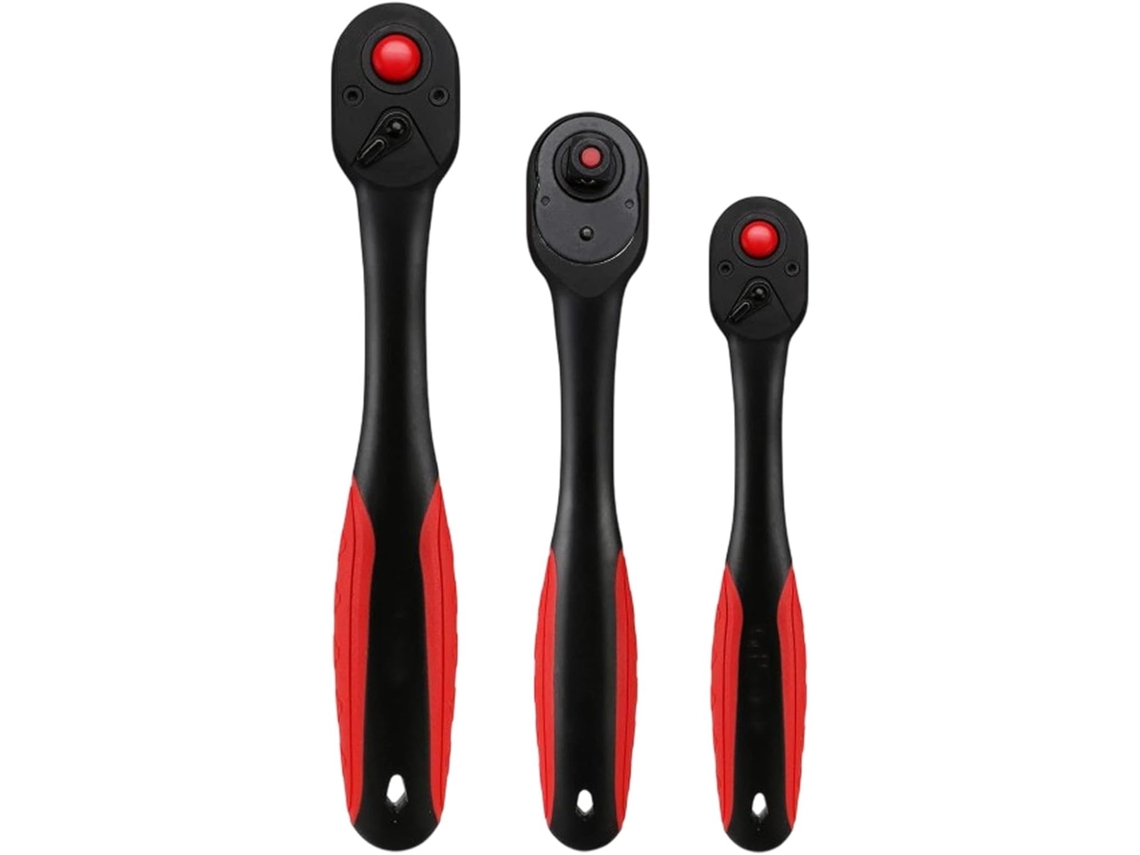 Llave De Carraca–herramienta De Llave–juego De Llaves De Carraca De 1/4'', 3/8'' Y 1/2''