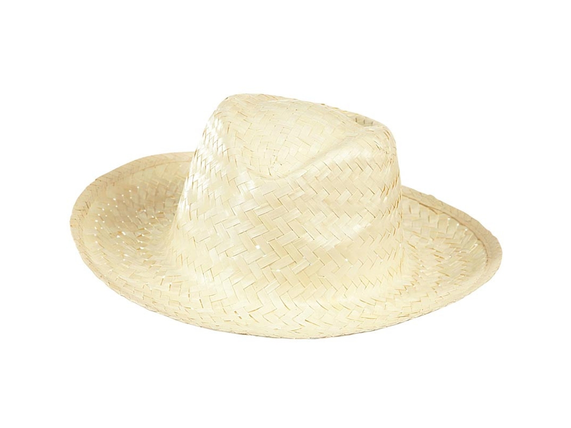 Disfraz de Sombrero Panamá tejido de palma claro