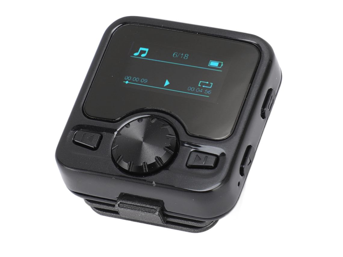 Reproductor MP3 Yizhood M9 de 1,2 pulgadas con función de grabación, 32 GB, color negro