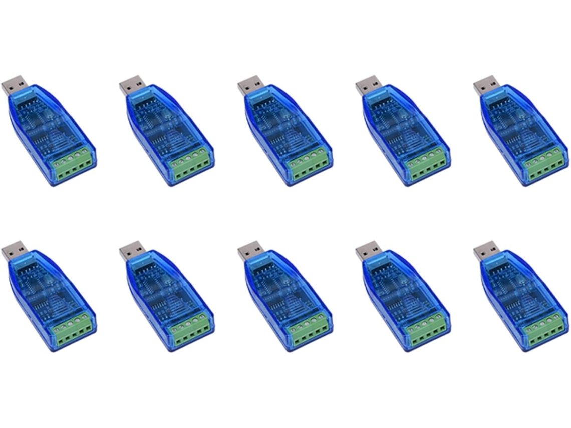 Módulo De Comunicación Usb A Rs485 10x, Convertidor De Línea Serie Semidúplex Bidireccional