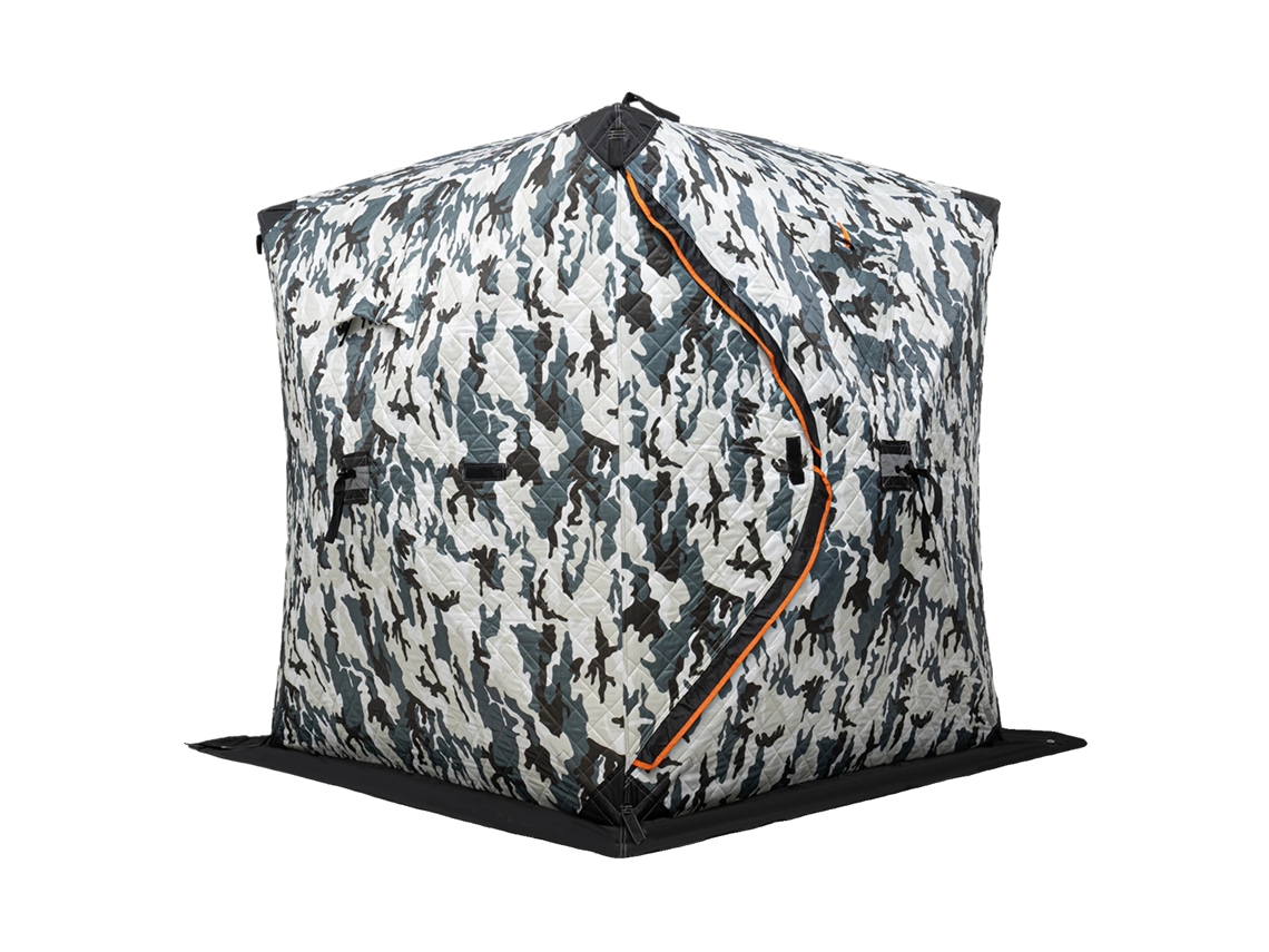 Tienda de campaña portátil para pesca en hielo, tela Oxford duradera, diseño aislante, camuflaje OEM