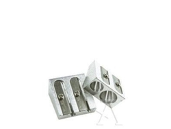 Pack 12 Afilalapices Aluminio 2 Usos Forma De Cuña