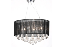 Candelabro Luminaria Negro con 85 Cristales
