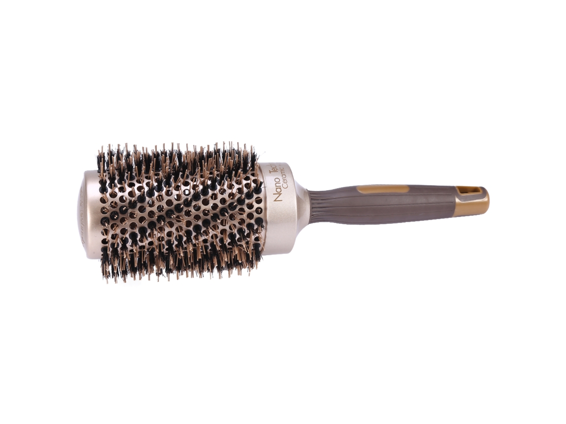 Peine Para Peinar El Cabello Con Iones Cerámica Nano Antistático Y Pin Separador Retráctil (53mm)