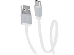 Cable de Datos GOEIK (USB-C - USB-C - Blanco)