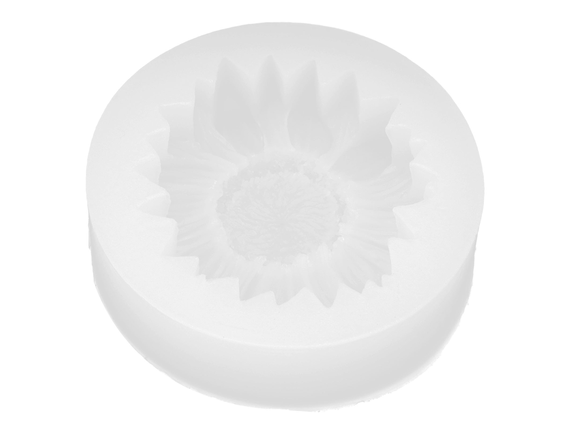 Molde De Silicona Para Girasoles Molde De Fondant Para Pasteles Cupcakes Horneado Sin Agujeros