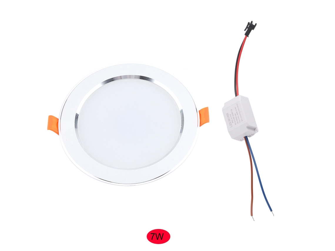 Yncm2026-luz De Panel Empotrada De Techo Led 7w Con Sensor De Movimiento De Cuerpo Humano Ac85‑265v