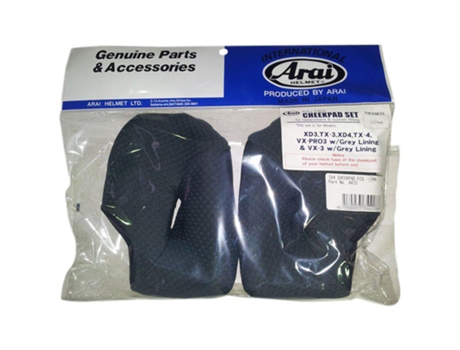 Protecciones de Casco ARAI Tour-X 4 Cheek Pads 15 Mm