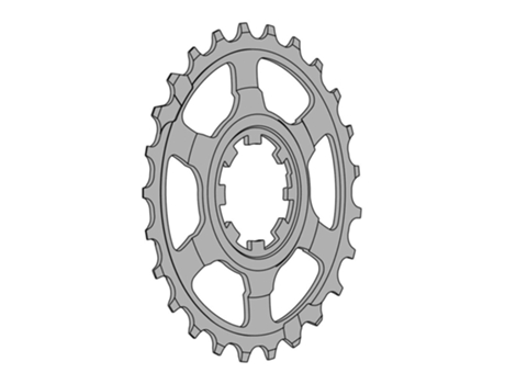 Pinhão Campagnolo Final 11S Prateado 1V / 21Tmiche