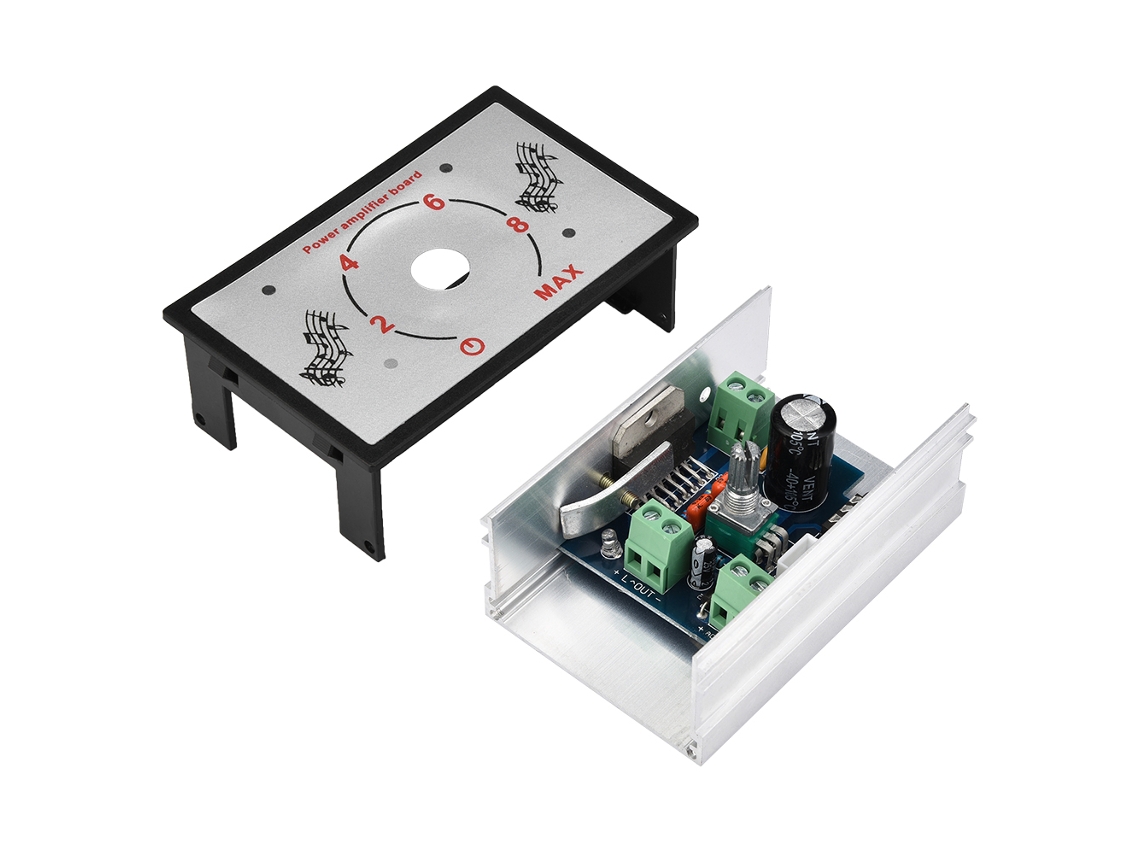 Placa De Amplificador De Potencia Digital Tda7297 15w+15w Canales Duales Dc12v