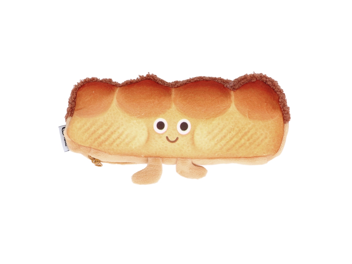 Estuche De Plumas De Peluche Bonito Con Gran Capacidad Estuche De Papelería Para Niños Niñas Estudiantes Toasts