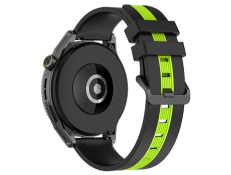 Correa de Silicona ancho 20mm bicolor para Huawei Watch GT 3 42mm/Watch GT - negro/cal