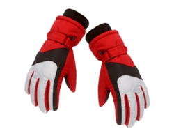Guantes de esquí para exteriores de forro polar grueso, impermeables, resistentes al viento y cálidos.