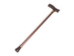 Bastón flexible de aluminio resistente con base de apoyo. Bastón flexible para personas mayores, apto para diversas actividades.