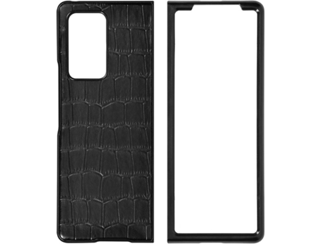 Carcasa Samsung Galaxy Z Fold 2 AVIZAR Cocodrilo Negro