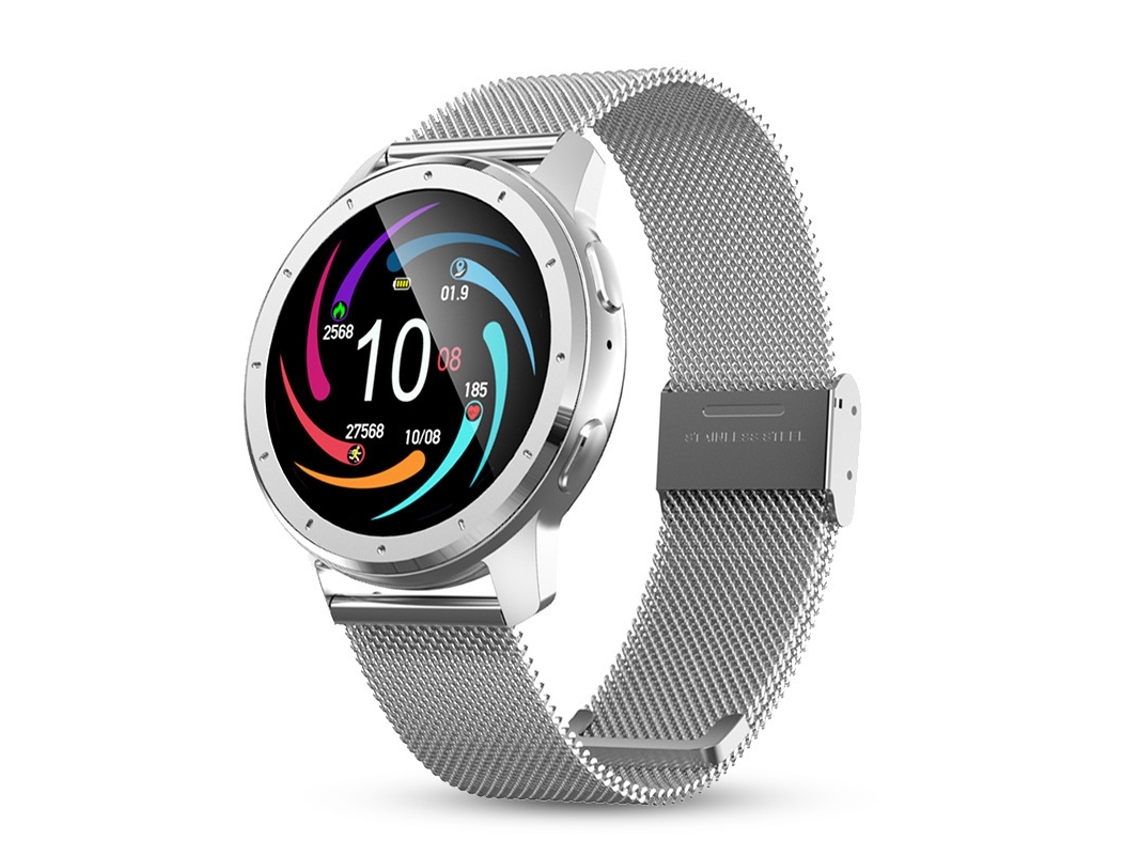 Smartwatches Ritmo Cardíaco Monitoreo del Sueño Reloj Deportivo Saludable Plata YEMAESRE