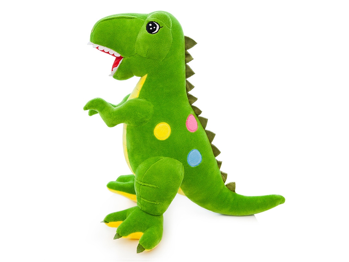 Ats-muñeco De Peluche Dinosaurio Colorido Suave Y Cómodo Apariencia Linda Regalo De Cumpleaños Para Niños Verde 45cm