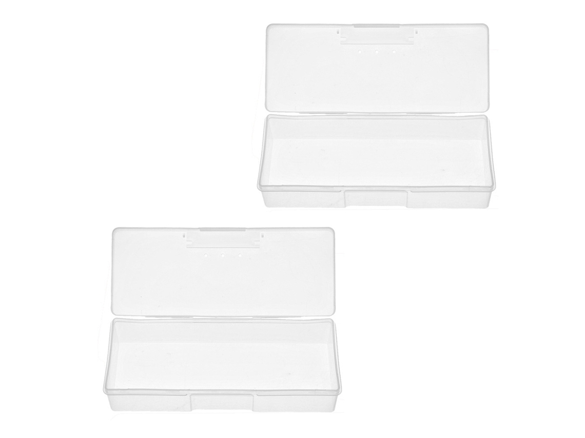 Rectangular Multifuncional Joyas Herramientas Transparente (8.5x5.4x4.2cm) Kofihety