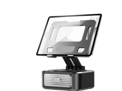 Soporte para teléfono con altavoz, sonido estéreo inalámbrico y soporte para tableta. SFUSHOS