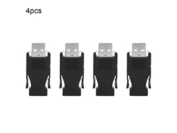 Yncm2026-4pcs Conector De Unidad Usb-4p Rectangular 1-pin De Cobre Resistente Al Fuego Industrial Para Pcb