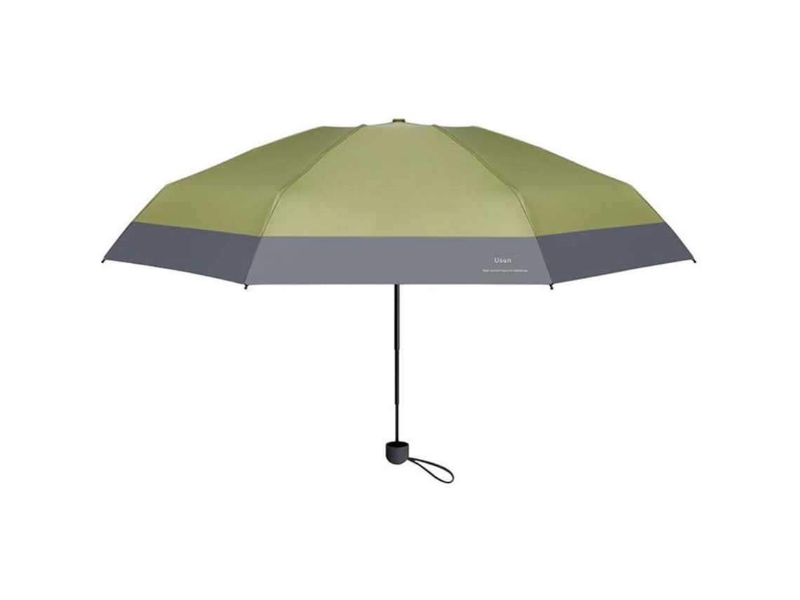 Mini Paraguas Para Bolso: Ligero Y Práctico Para Viajar, Con Protección Solar Y Resistente Al Viento.