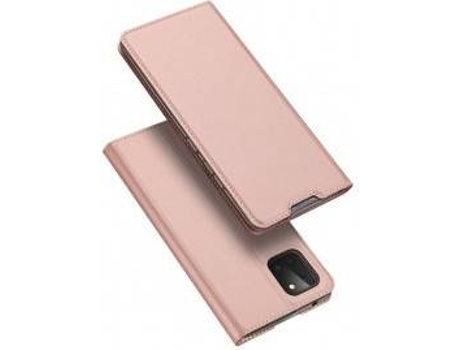 Carcasa Samsung Galaxy Note 10 Lite LMOBILE Libro Horizontal Dux Rosa