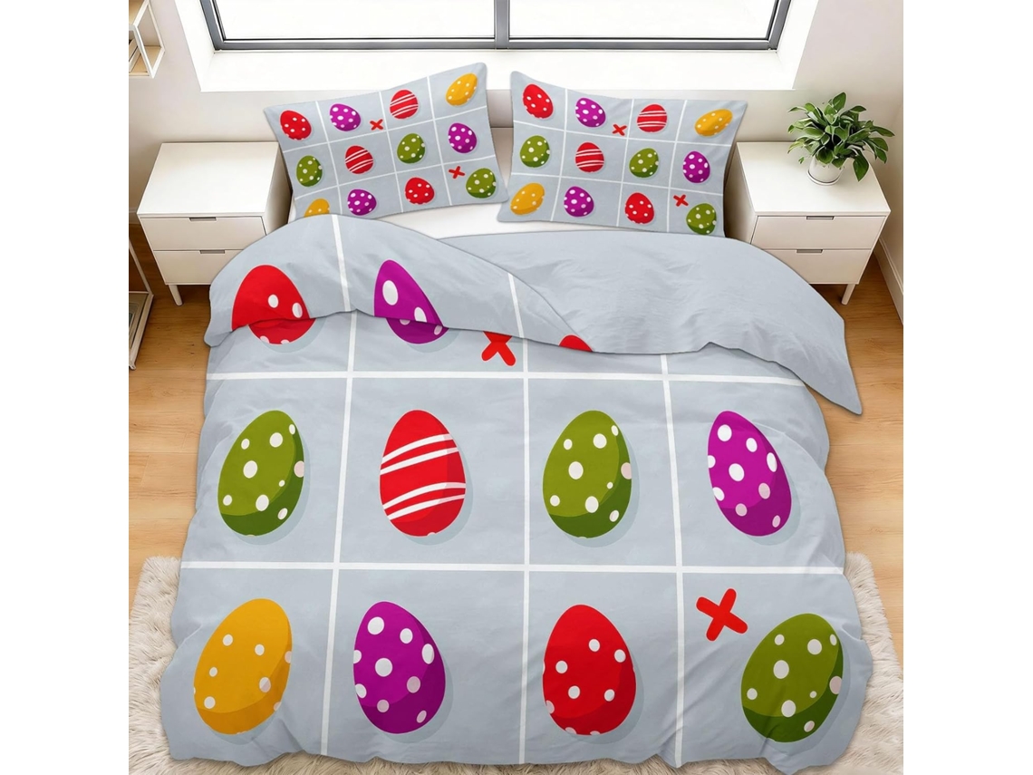 Juego Ropa Cama Funda Nórdica Almohada Funda Piezas Juego Color 90x190 Cm 65x65 90 X 190 65