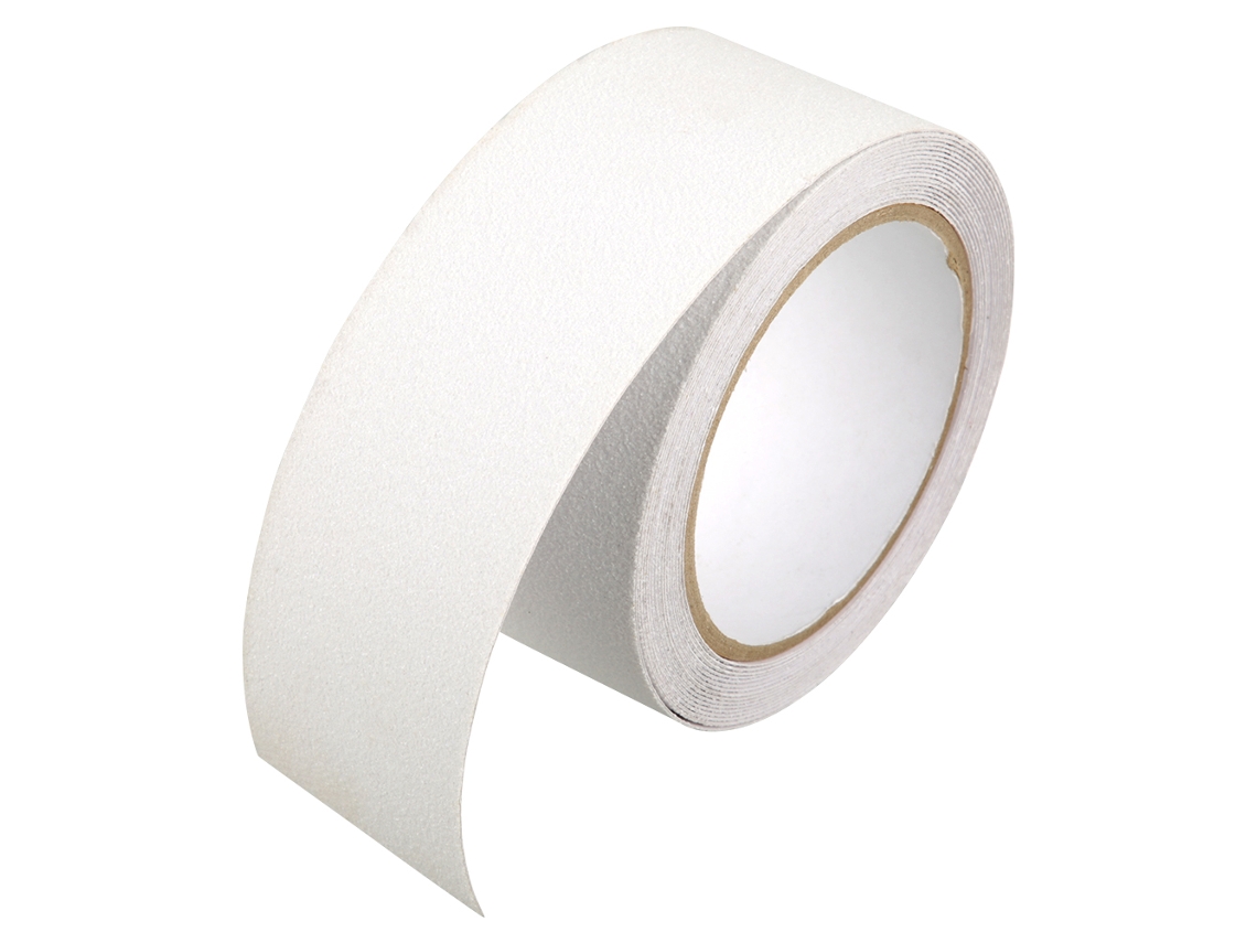 Cinta Antideslizante De Pvc Autoadhesiva 5cm X 5m Resistente Al Desgaste Para Suelos Seguros Blanco