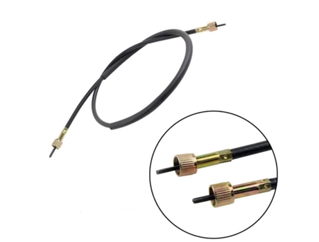Instrumentos de cable del velocímetro de la motocicleta, dientes medidos, línea de engranajes de kilometraje[Tipo D -90cm]