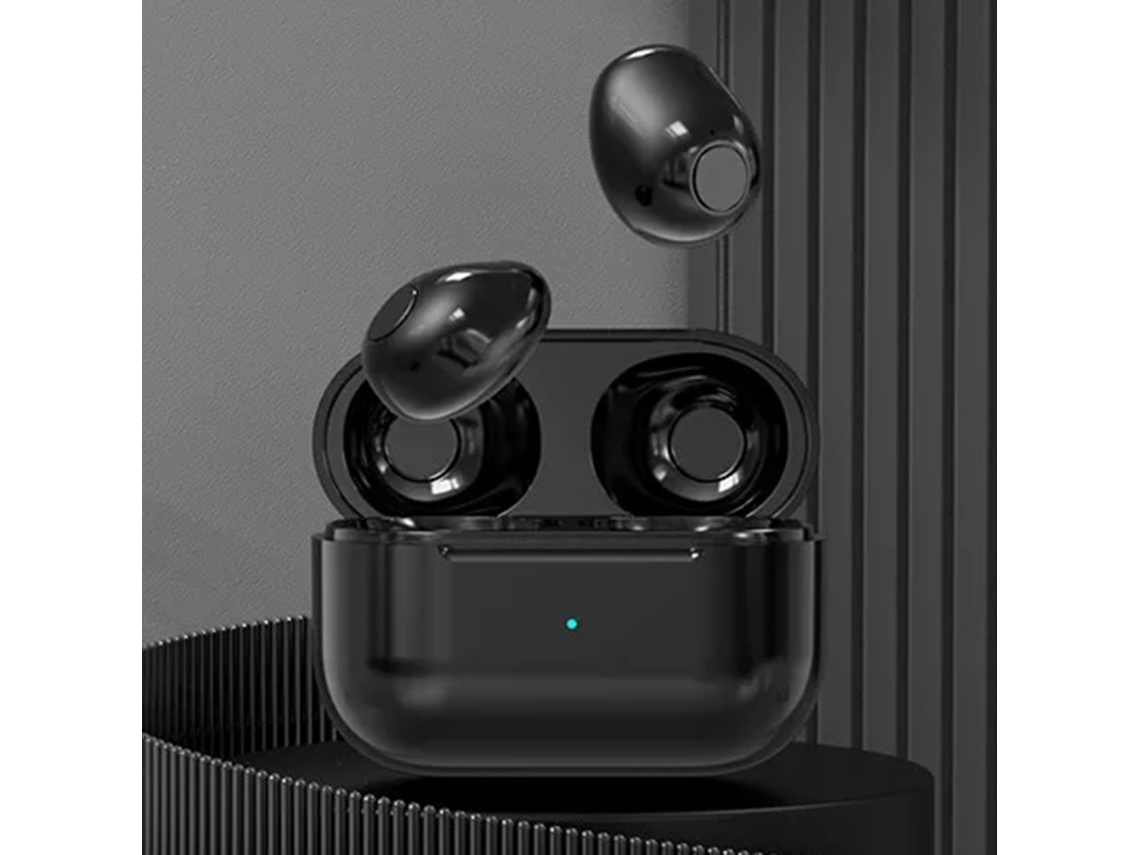 Mini Auriculares Inalámbricos Con Pantalla Táctil (negros), Bluetooth 5.2, Tws, Para Juegos, Intraaurales, Con Cancelación De Ruido.