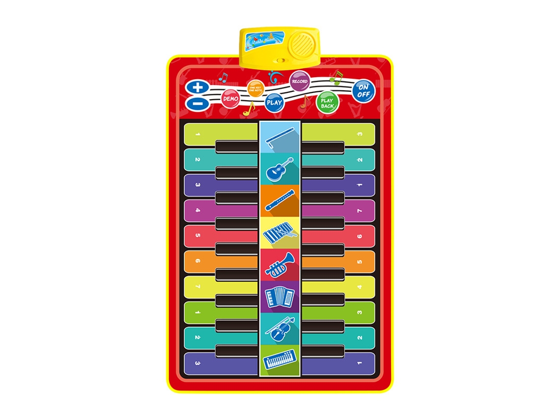 Tapete Musical De Piano Para Bebé, Juguetes Interactivos Para Padres E Hijos 4954a 95 X 59,5 Cm Digitallab