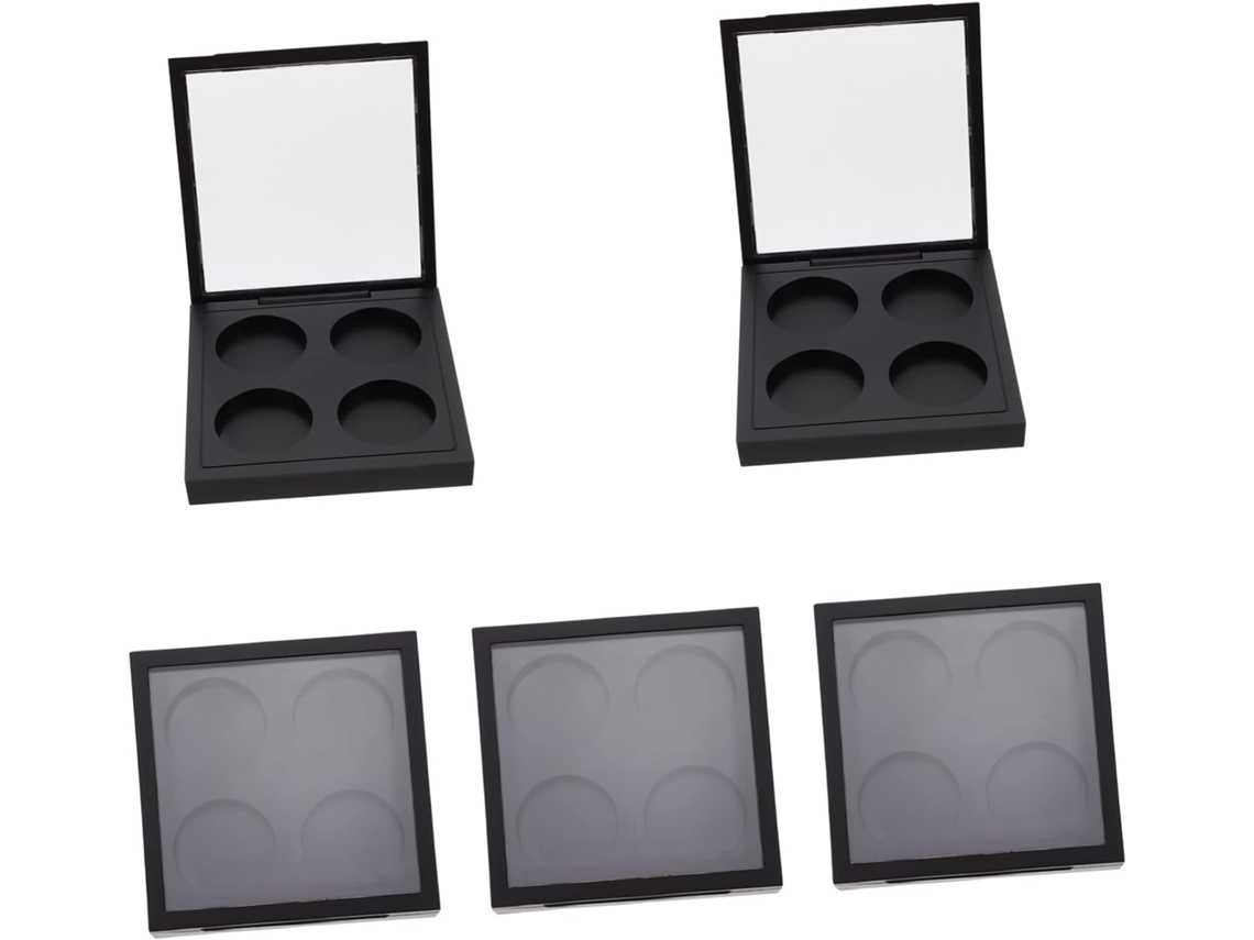 Estuches Magnéticos Vacíos De 5 Piezas Para Sombras De Ojos Para Guardar Cosméticos