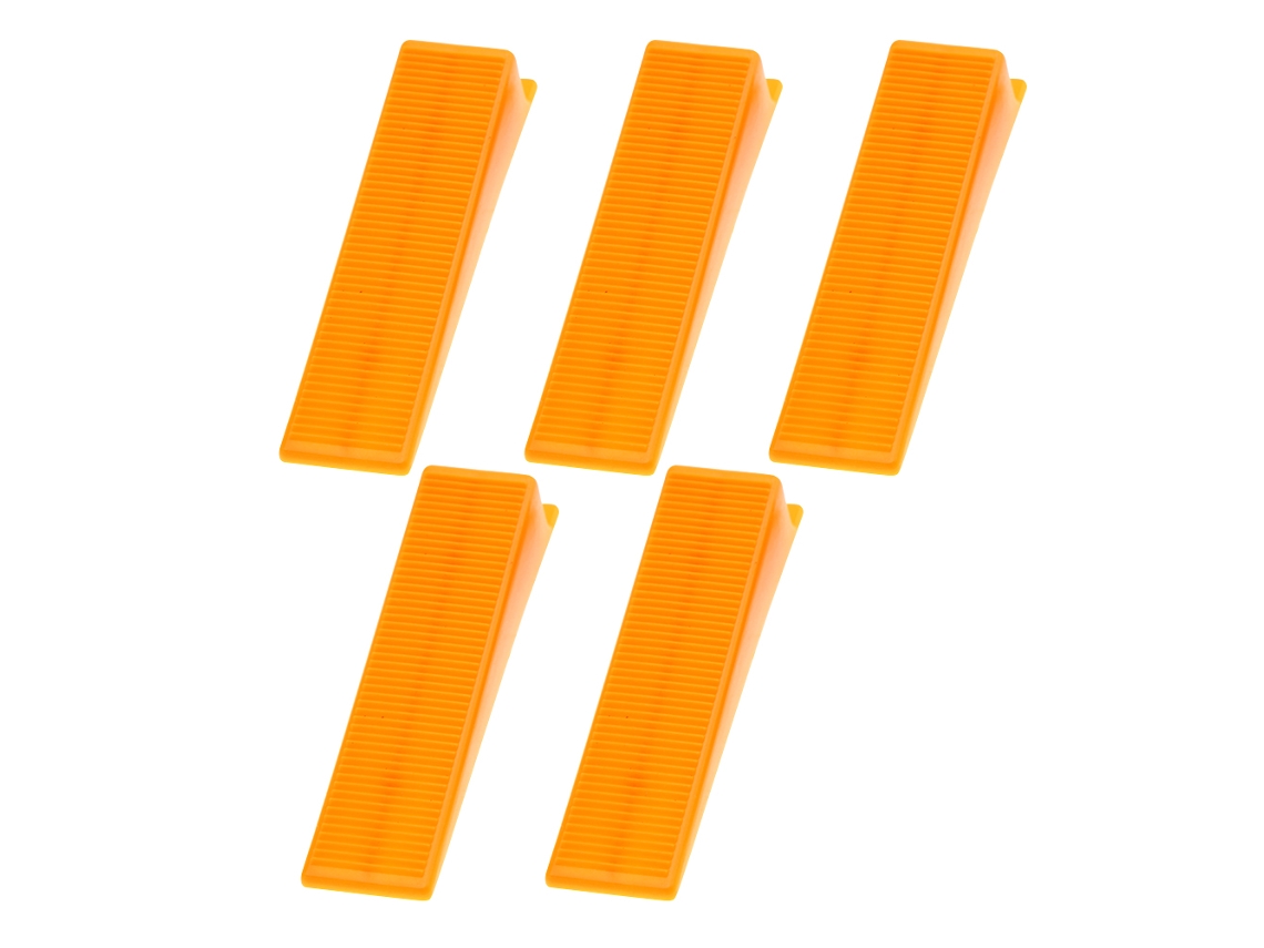 Sistema De Nivelación De Suelos Y Paredes, 100 Unidades, Llave De Nivelación Para Azulejos, Color Amarillo.