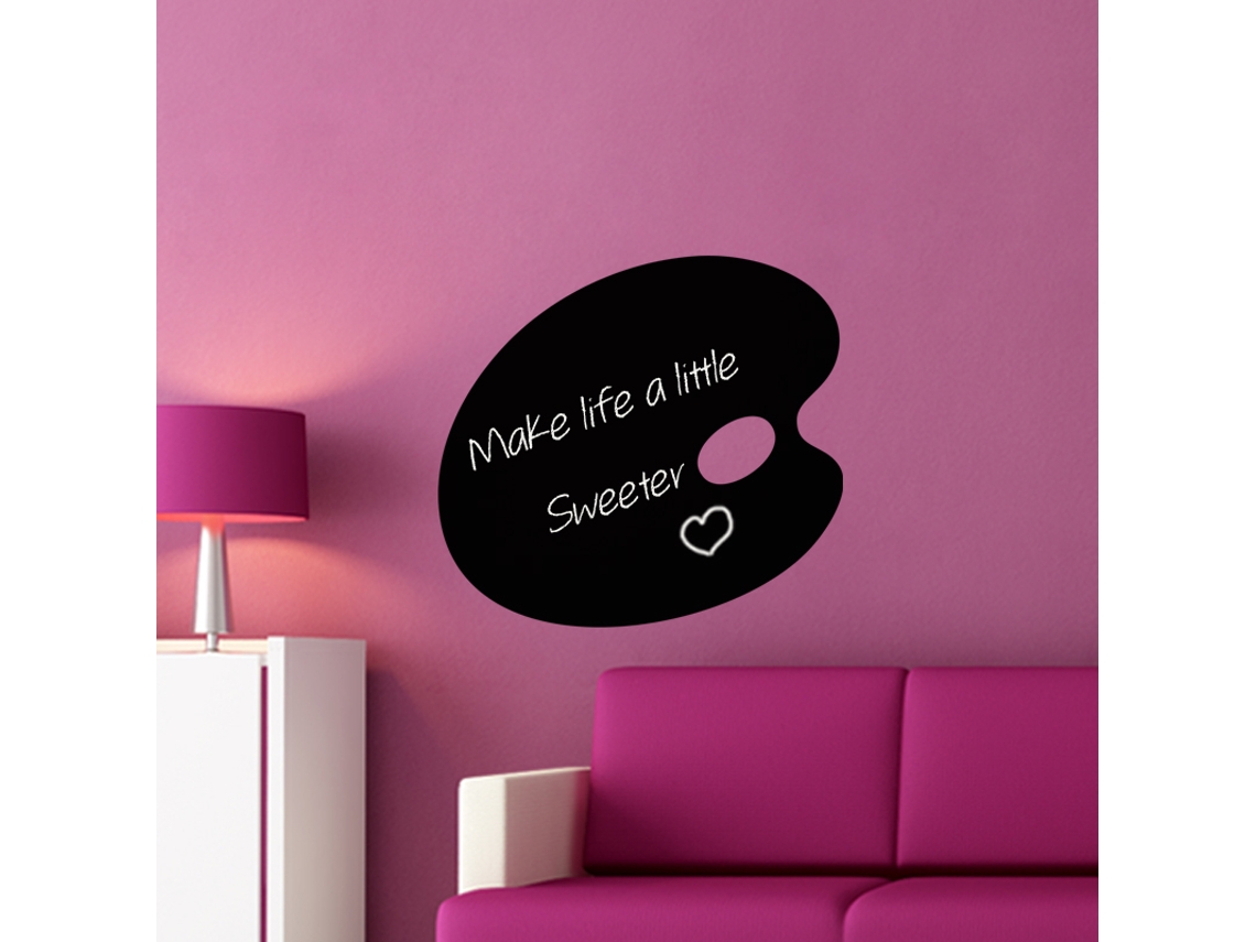 Pegatina de Pared de Pizarra Bandeja de Pintor AMBIANCE STICKER