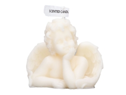 Ats-velas Aromáticas De Cera De Soja Angel Candles Lindas Decorativas Para Hogar Dormitorio Baño Boda Con Mano En La Mejilla Blanca