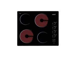Placa de Vitrocerámica CATA 604 HVI (Eléctrica - 59 cm - Negro) — Eléctrica de vitrocerámica | Ancho: 59 cm