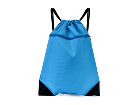 Mochila con cordón, bolsa de gimnasio, mochila con cordón, bolsas (azul cielo)