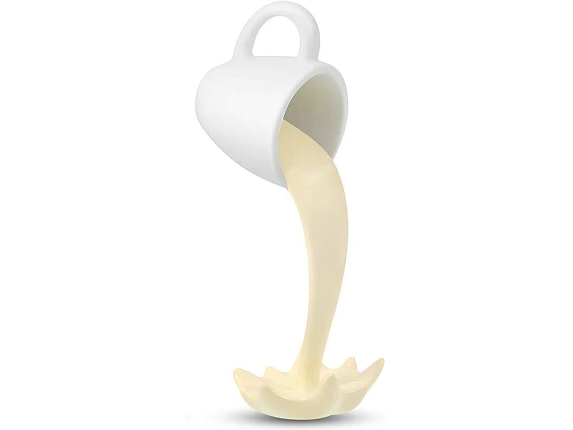 Taza de café flotante, decoración de mesa de resina 3D, forma de animal.