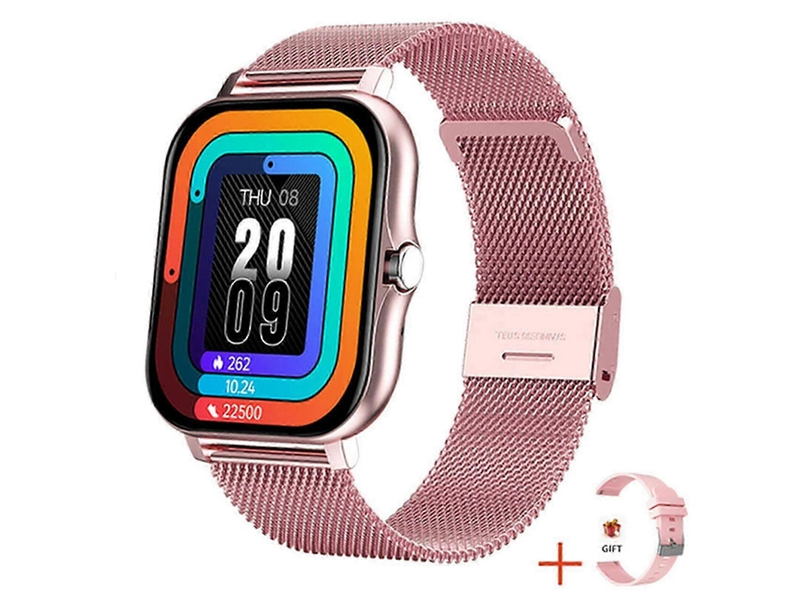 Reloj inteligente de 1,85" con control de voz mediante IA, monitor de presión arterial/SpO2, frecuencia cardíaca y rastreador GOKOCO