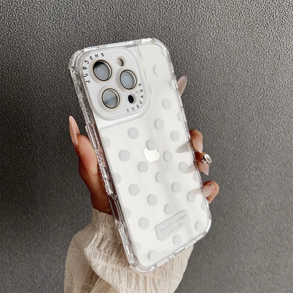 (iphone 15, Blanco) Funda Protectora De Tpu Transparente A Prueba De Golpes, Compatible Con Iphone, Protección Ultrafina