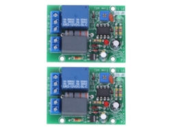 2 Módulos De Relé De Retardo Temporal Elementos De Control Industrial Para Circuito Monostable