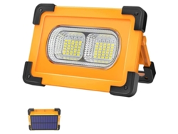 Faro Led Recargable 80w Modos Súper Brillante Luz De Trabajo Portátil Con Panel Solar Y Función Power Bank Ip65