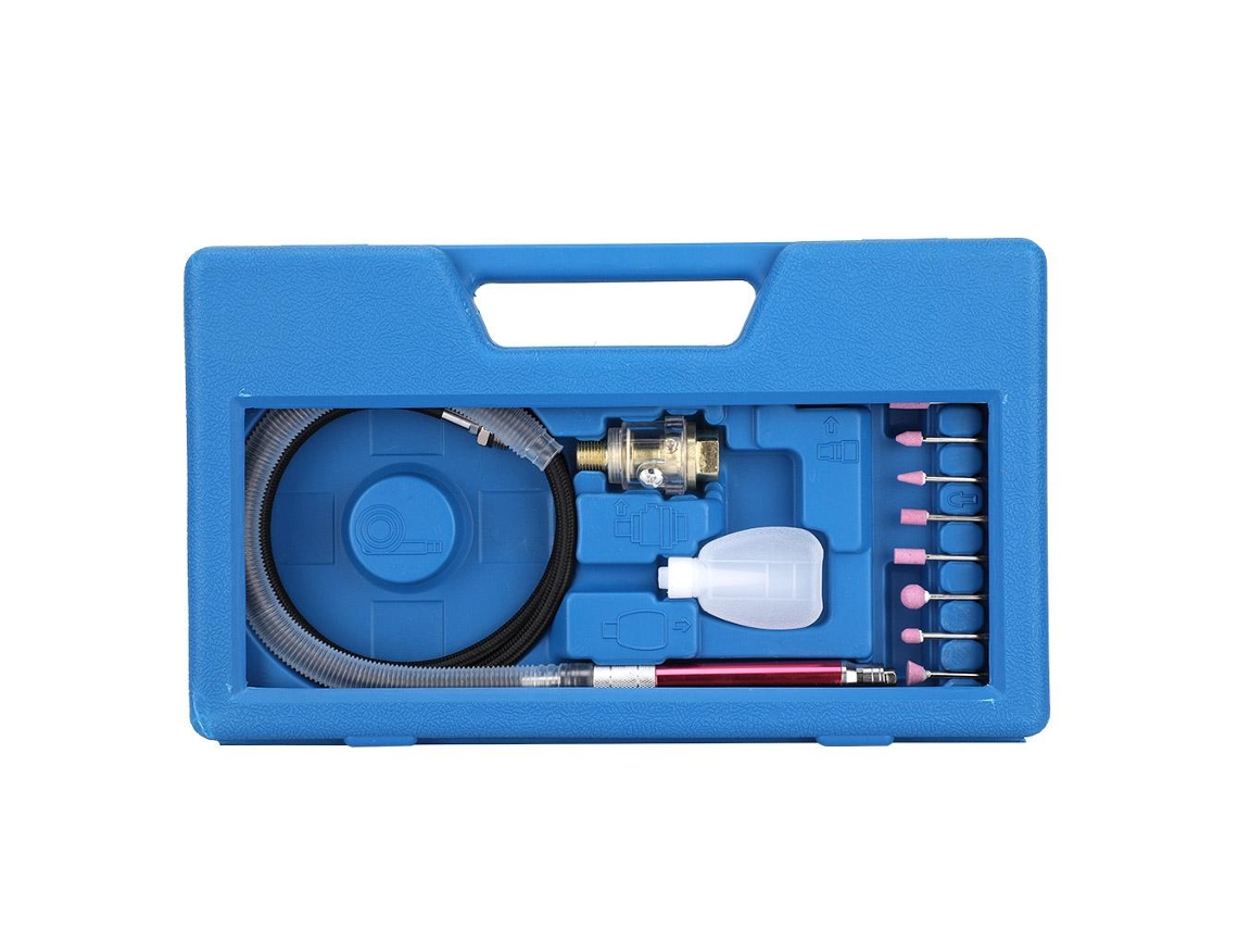 Kit De Pulido Y Desbaste Con Taladro Neumático Micro Tipo Lápiz, 65.000 Rpm, Ligero Y Duradero.