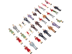 30 Figuras Miniatura De Abs De Pie Para Decoración, Escenas, Maquetas Y Figuras Decorativas.