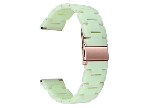 Correa de acero inoxidable con hebilla para Samsung Galaxy Watch4 Classic 42mm/46mm - aguacate verde