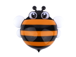 Aiailikill Bee - Soporte de pared para cepillos de dientes con ventosa fuerte y soporte para pasta de dientes (naranja)