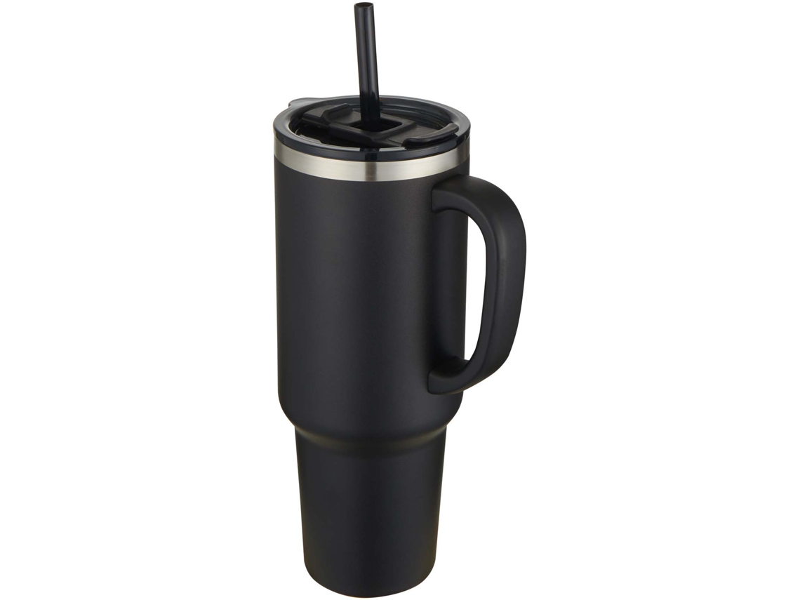 Vaso De Cobre De 1200 Ml Con Doble Pared, Pajita, Aislamiento Y Certificado Rcs "sydney"