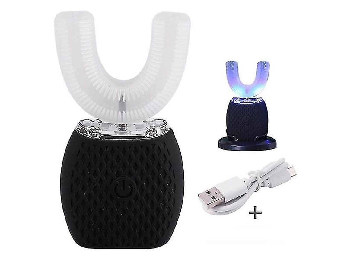 Cepillo de dientes eléctrico sónico GOKOCO totalmente automático de 360 ​​grados en forma de silicona con conexión USB R