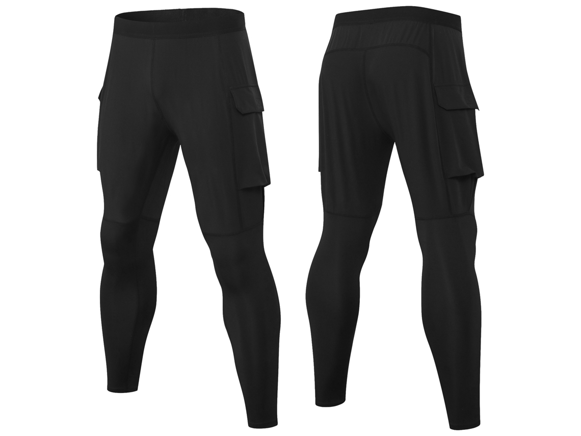Mallas Deportivas Transpirables De Secado Rápido Para Hombre Con Bolsillo Para Gimnasio Y Fitness