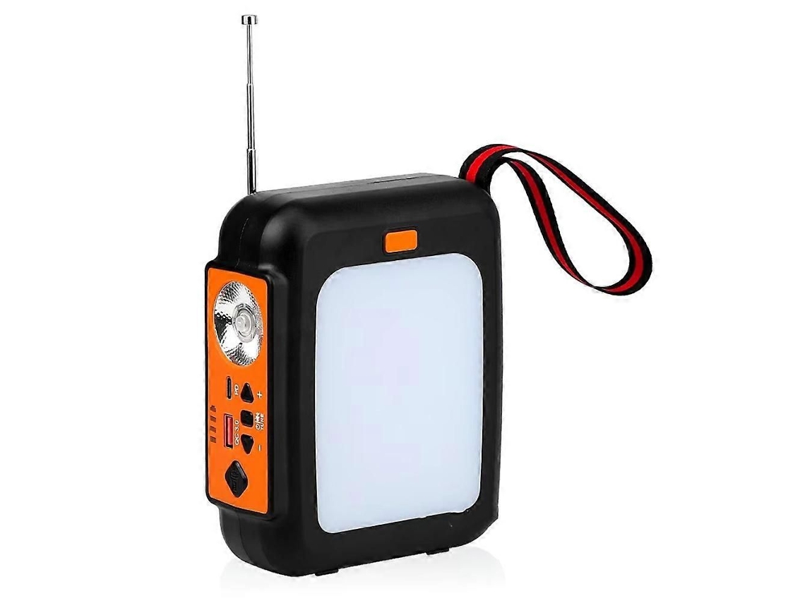 Radio de emergencia con manivela, batería de 10000 mAh, radio FM con alerta meteorológica, radio solar con manivela de 3 vías, altavoz Bluetooth y LAN.